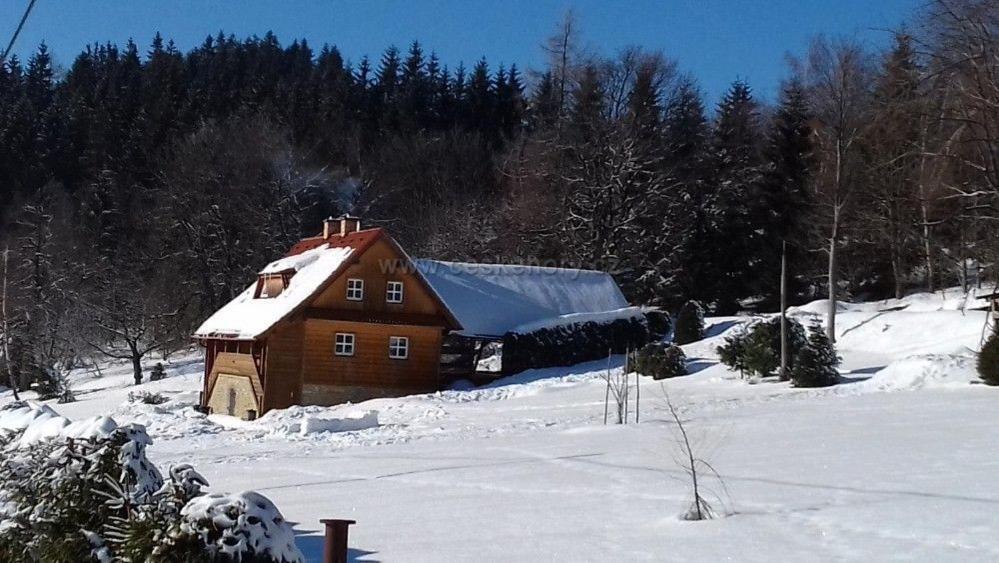 Chata u lesa Vyprachtice Bagian luar foto